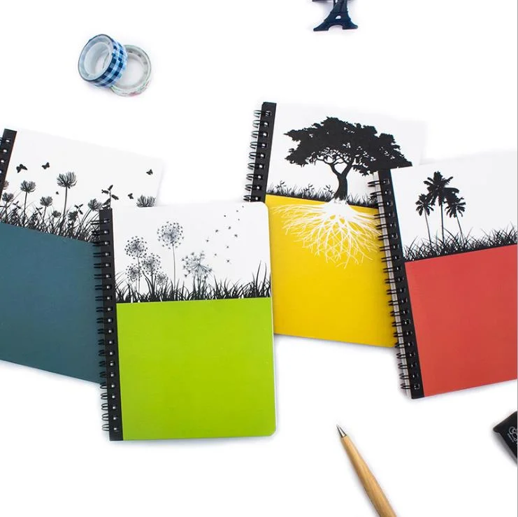 New Simple Style Student Work Book Office Book Manufacturer Customized Creative Stationery Gift A5 Coil Notebook