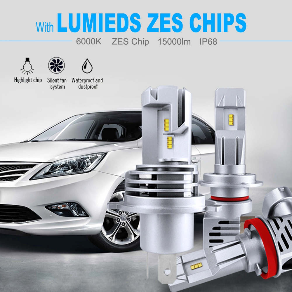 China Supplier LED Headlamp H1h3h7h11 Car Light 9005 9006 Car LED Bulb