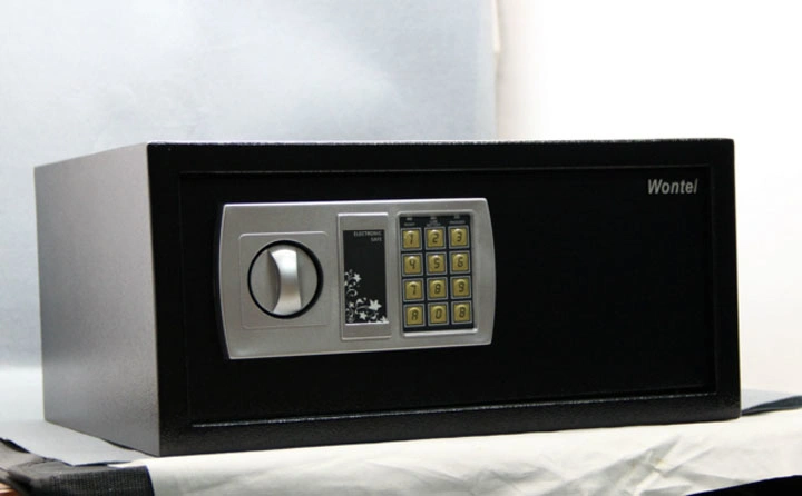 43ED Hotel Safety Deposit Steel Digital Safe Box with Electronic and Key Lock