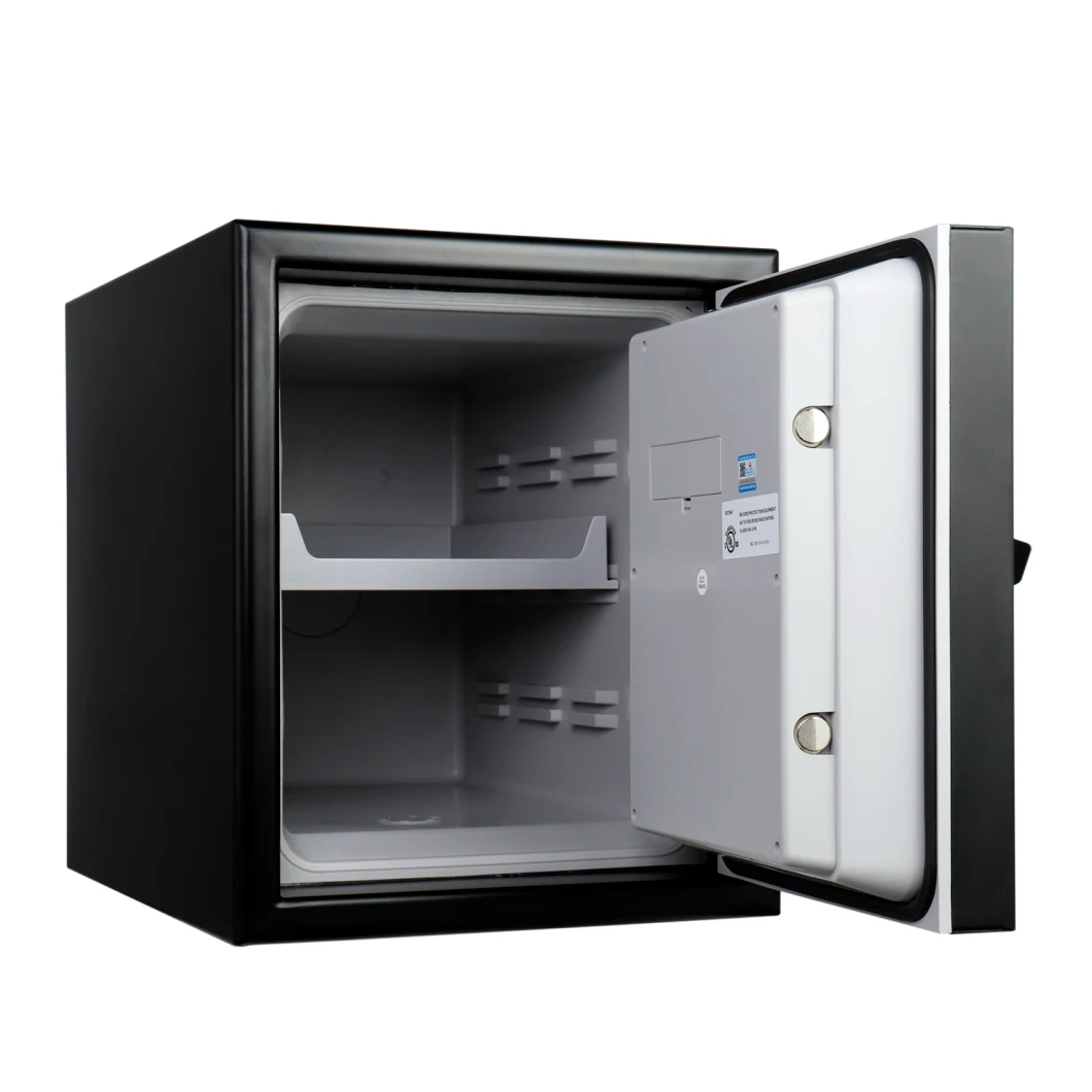 New Fingerprint Secure Locker Home Fire Proof & Water Resistant Safe Deposit Money Box