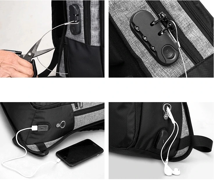 China Anti-Theft Backpack Charging Anti Theft Back Pack