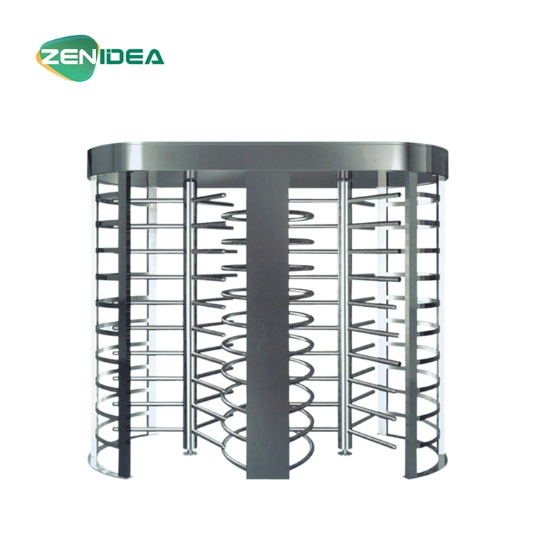 Double Lane Full Height Turnstile 304 Stainless Steel Turnstiles Ce Approved Use for High Safe Security