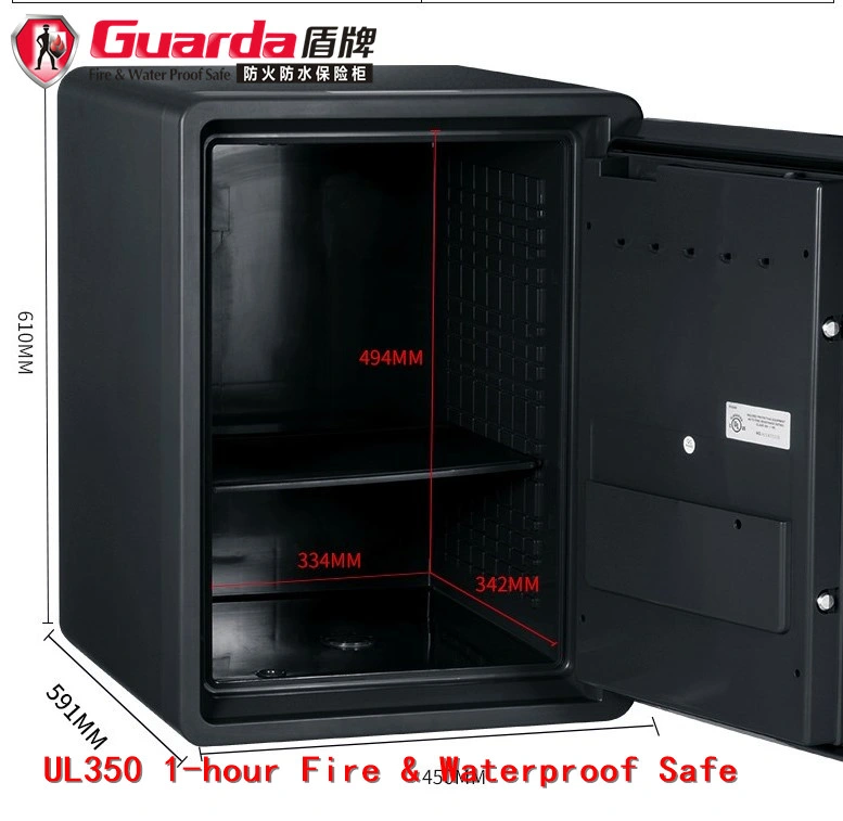 1 Hour Fire Proof Safety Boxes Home Security Combination Lock Safe