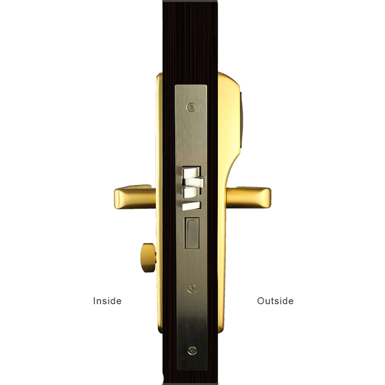 PVD Coating Zinc Alloy Electronic Hotel Safe Door Handle Lock