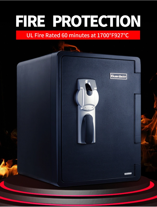 OEM Caja Fuerte Fireproof Safe Amzaon Supplier Fingerprint Fire Water Safety Box