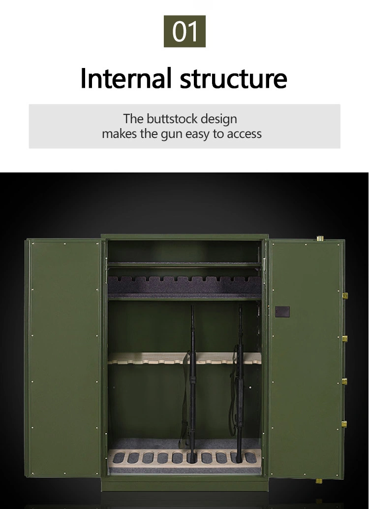 Top Custom Confidential Weapon Fireproof Gun Safe Box Fingerprint Safe Box Price