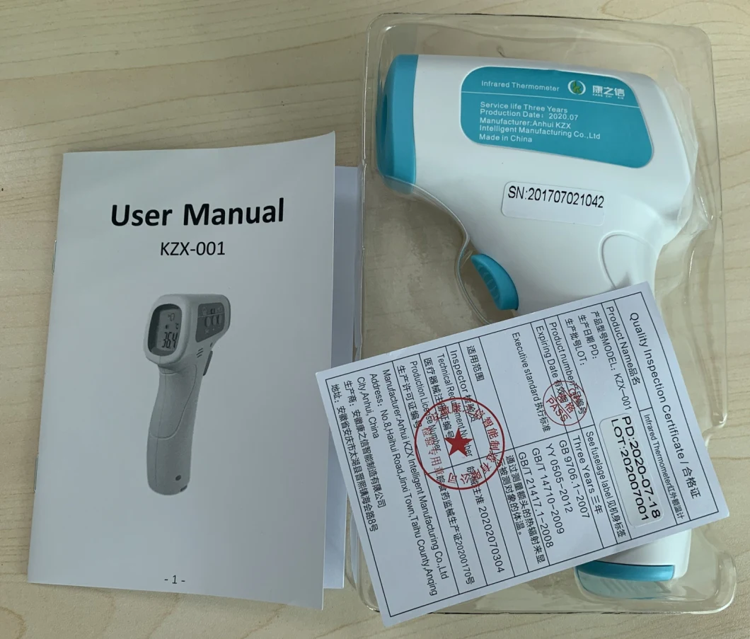 China Manufacturer Digital Thermometers High Quality Electronic Non Contact Gun Infrared Thermometer