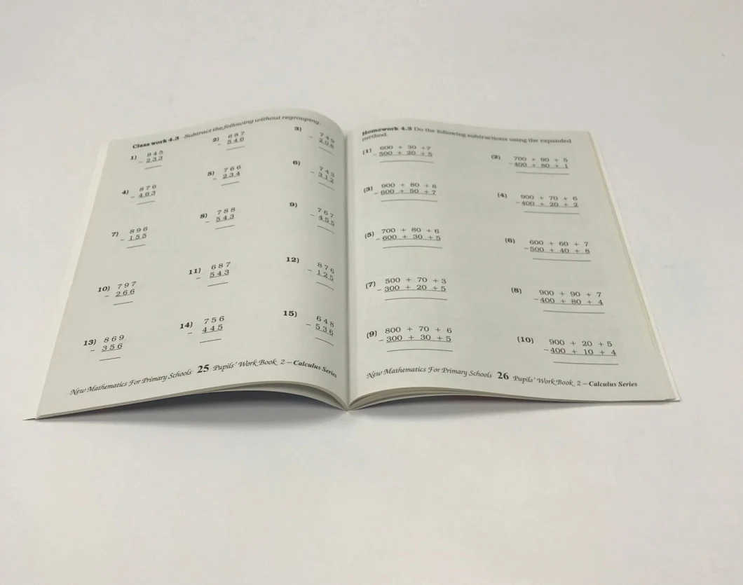 Supplier of Softcover Printing Service, Exercise Book, Maths Book