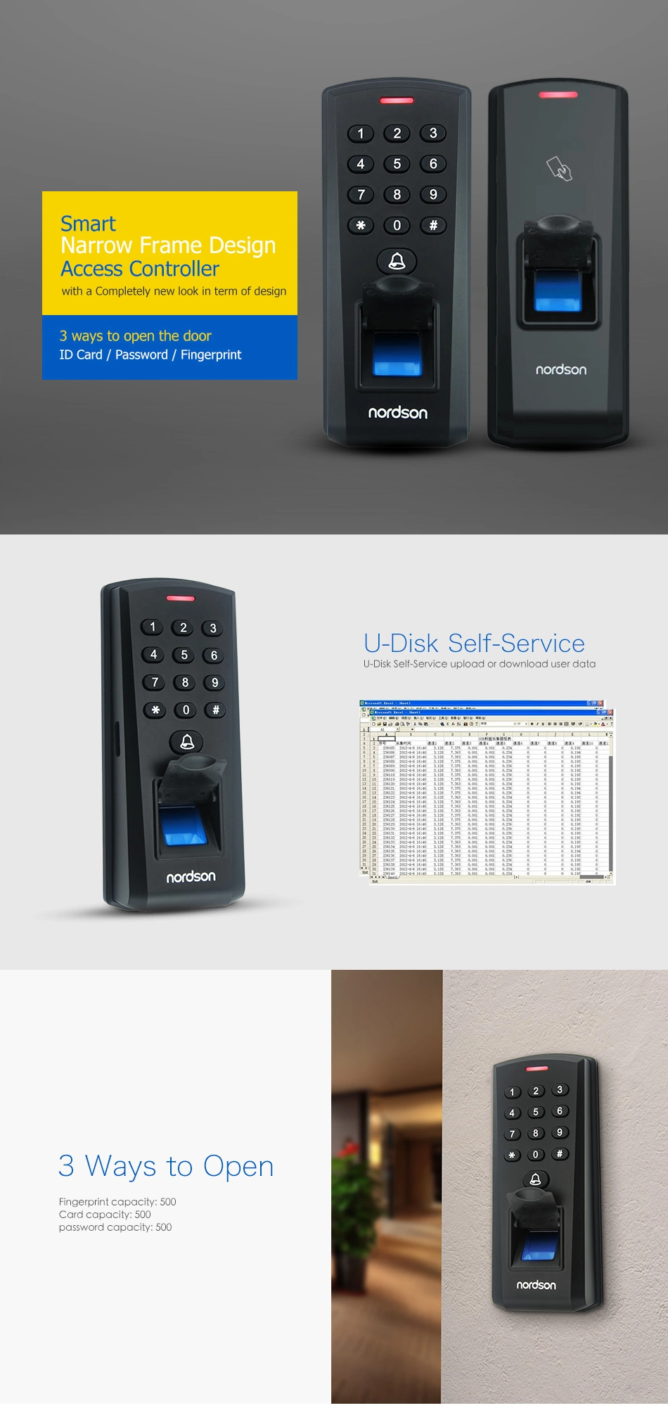 Digital Password Indoor Safe Biometric Padlock Fingerprint Access Control