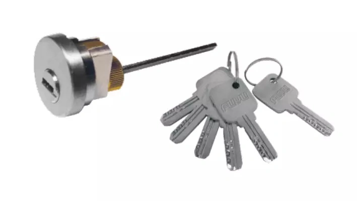 Safe Mechanical Solid Zinc Alloy Key Lock Door Hardware Handle