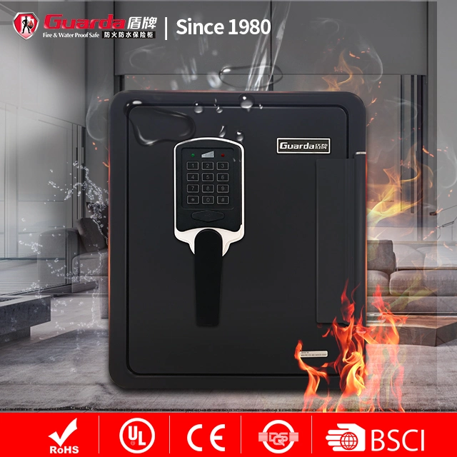 Guarda Fireproof Safe and Waterproof Safe with Electronic Lock Digital Lock Keypad 0.88 Cubic Feet Black