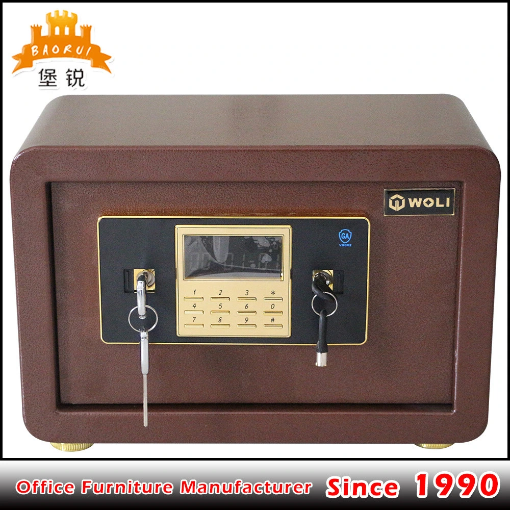 25cm Height Small Safe with Digital Keypad and Mechanical Key