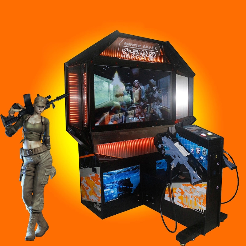 Hottest Game Machine Video Simulator Arcade Shooting Gun Game Machine Gun Hot Safe for People