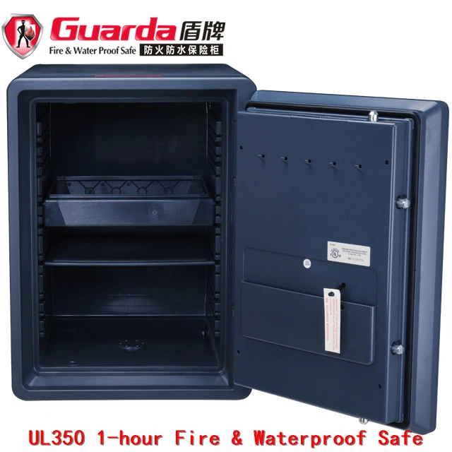 Rotary Drop Bolt-Down Deposit Home Water Fireproof Safe Box with Large Combination Lock