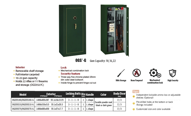 Aipu Fingerprint Safe Ogs*-G/Home&Office Biometric Safe Box/Security Storage Safety Box