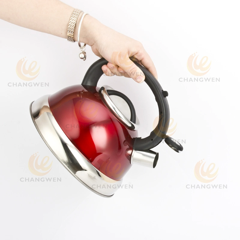 S/S Stainless Steel Whistle Kettle for Induction 3.0L Kitchenware Cookware