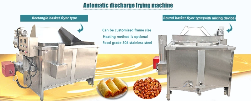High Efficient Low Running Chips Frying Machine Automatic Stir Fry Machine