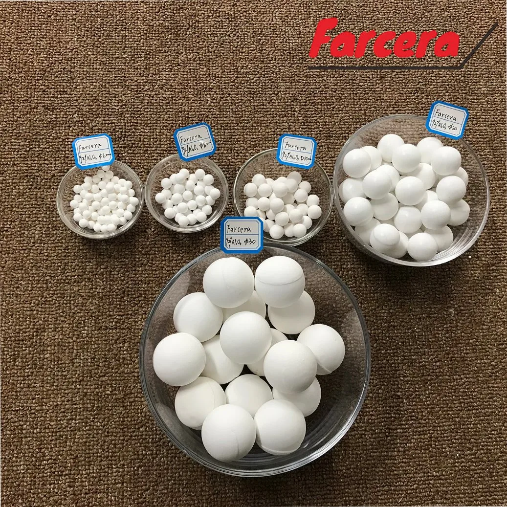 92% 95% Alumina Ceramic Balls Ceramic Grinding Beads From China Ceramic Factory