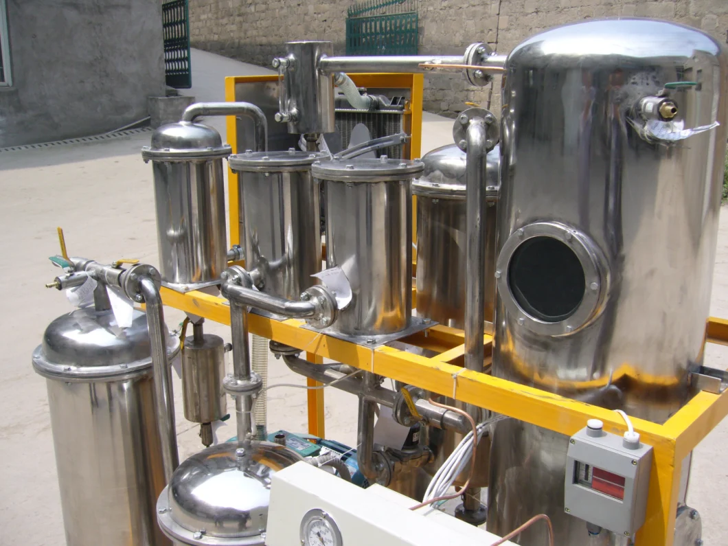 Peanut Oil Sunflower Oil Filtration Machine, Cooking Frying Oil Purification Plant