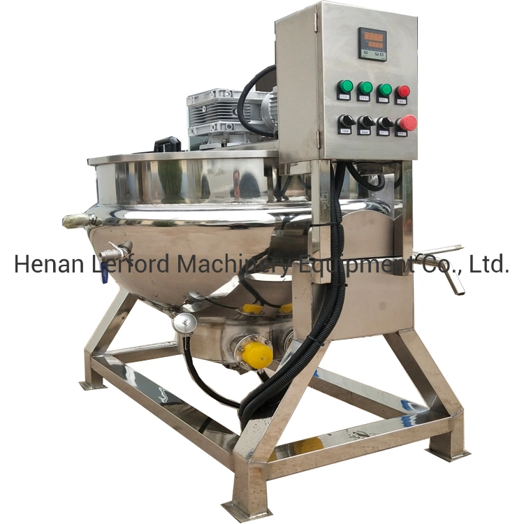 Top Quality Food Mixer Heated/Steam Jacketed Kettle/Industrial Cooking Pots with Mixer