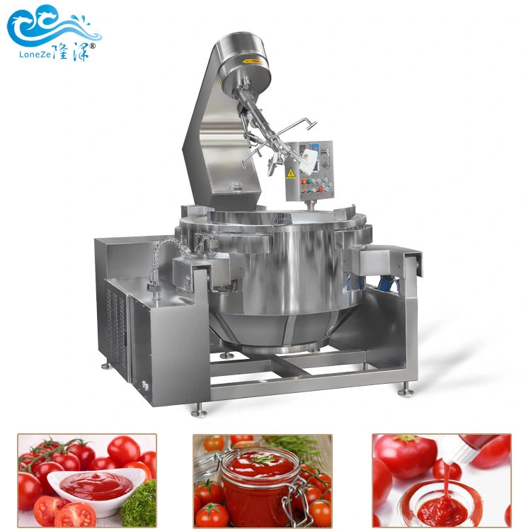 Factory Price High Capacity 650L Volume Tilting Planetary Stirring Machine Industrial Automatic Electric Cooking Pot