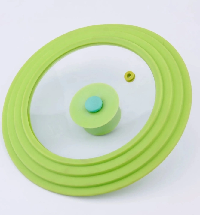 Tempered Universal Silicone Glass Lid for Cookware Pan and Pot