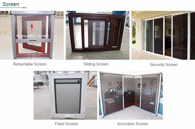 PVC/Vinyl Double Double Glazing Casement Door with Iron Grill Design