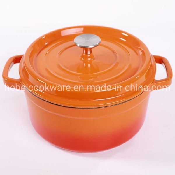 Food Garde Color Cooking Pot Cast Iron Casserole Hot Pots