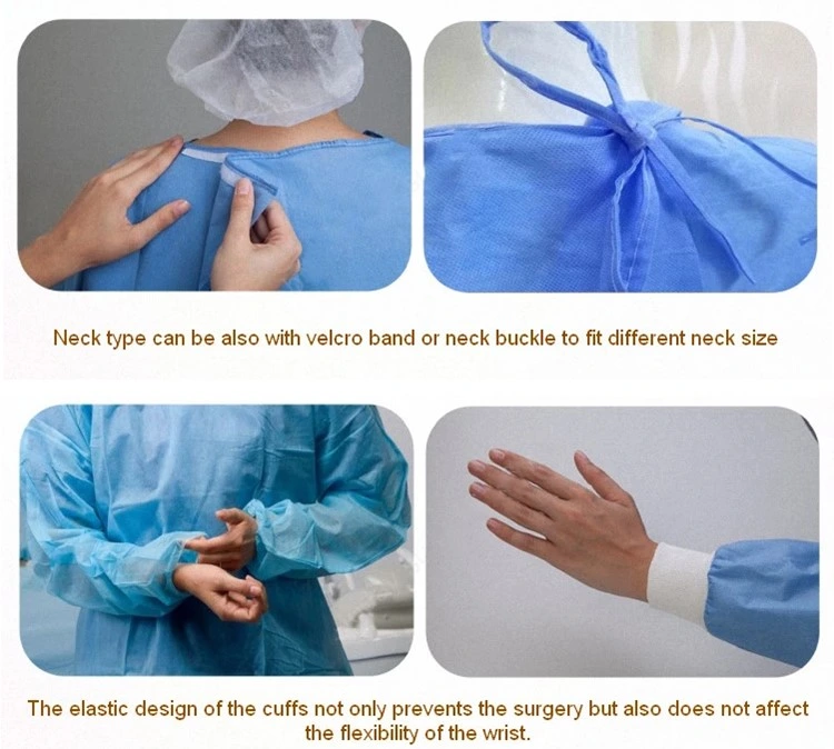 Virus Isolation Disposable Non-Woven Environmental Non-Toxic Hooded Work Clothes