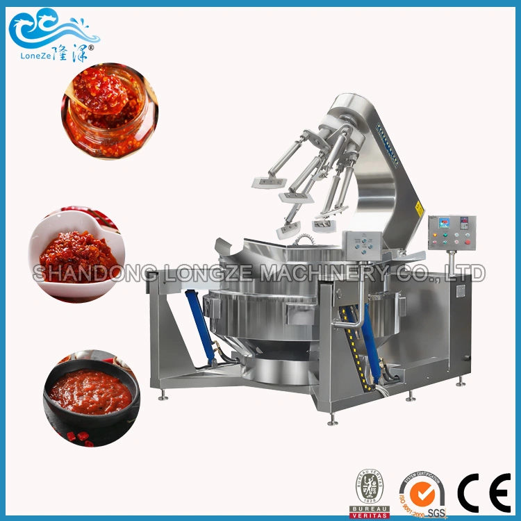 High Quality Electric Chili Suace Gas Steam Cooking Mixer Machine Cooking Equipment for Sale
