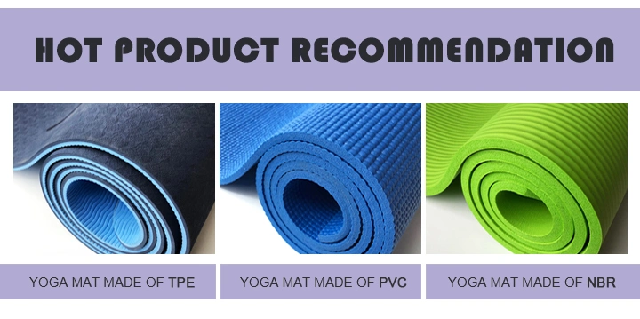 Non-Toxic Tasteless Non Slip and Tear-Resistant Yoga Mat Fitness Mat for Home Gym Flooring