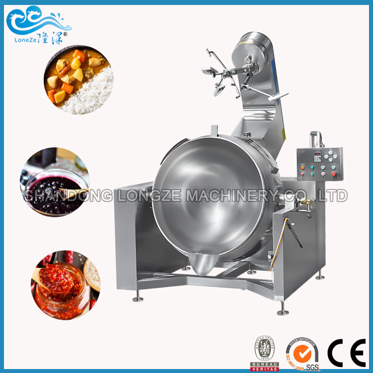 High Quality Industrial Electric Caramel Sauce Cooking Mixer Machine Cooking Kettle with Agitator on Hot Sale