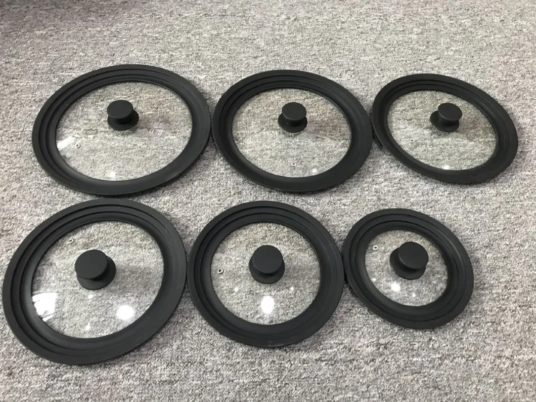 Multi Size Cookware Parts Glass Lid with S/S Ring