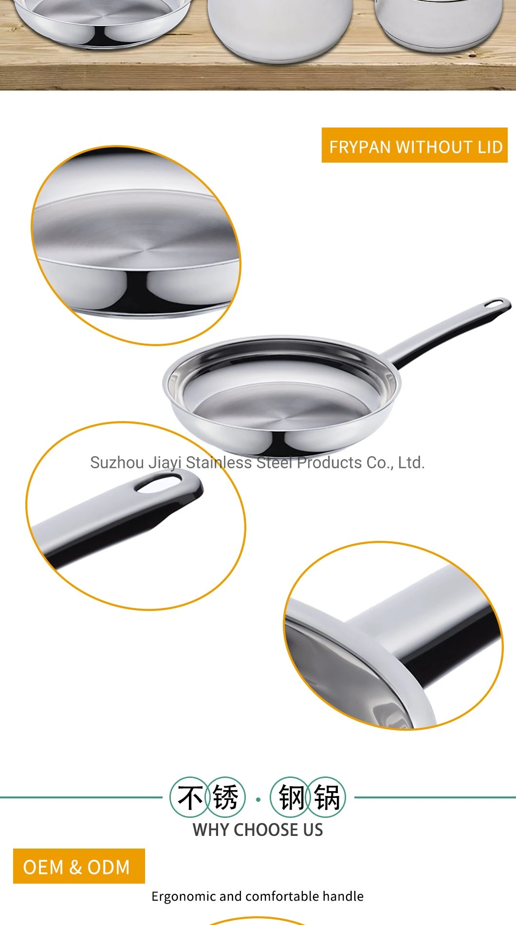 Stainless Steel Sauce Pot and Pan Set, Kitchen Cookware Set Soup Pots Saucepans with Lid