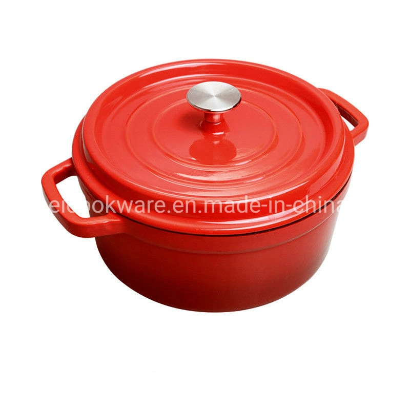 Gradation Eco-Friendly Enamel Cast Iron Cooking Soup Pots