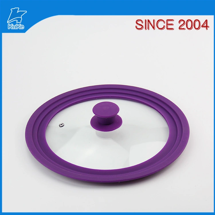 Multiple Silicone Glass Lid for Cookware Fry Pan and Pot