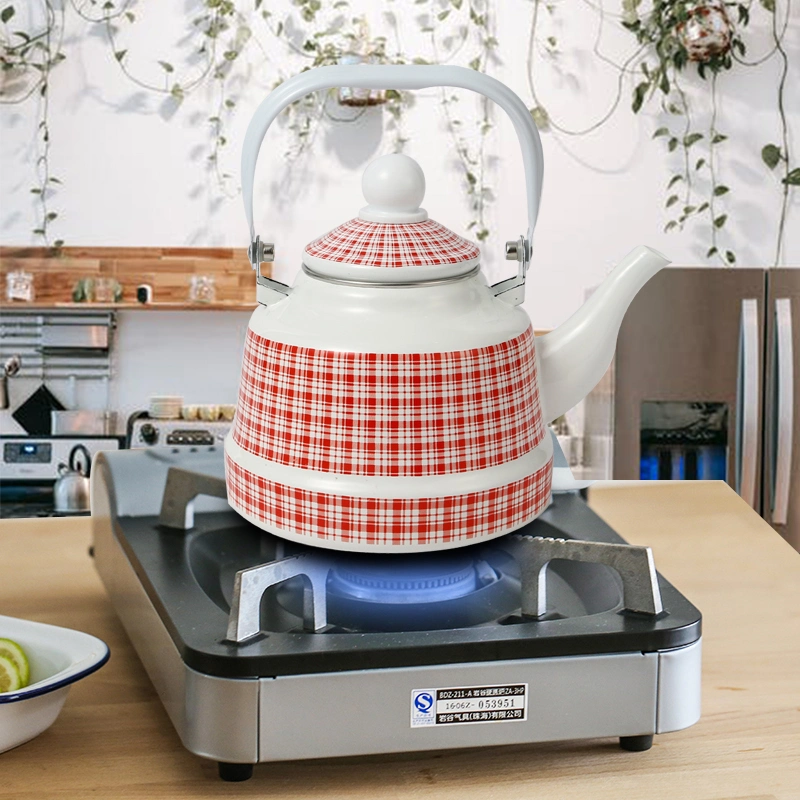 Best Selling Good Quality New Design Cookware Enamel Coffee Kettle Tea Pot