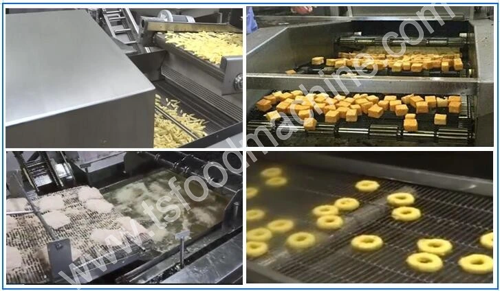 Potato Chip and Plantain Chips Electric Frying Pan Fryer Machine