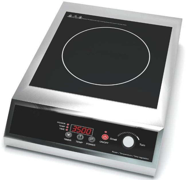 Restaurant 3500W Black Cooking Induction Cooker Commercial Induction Cooktop