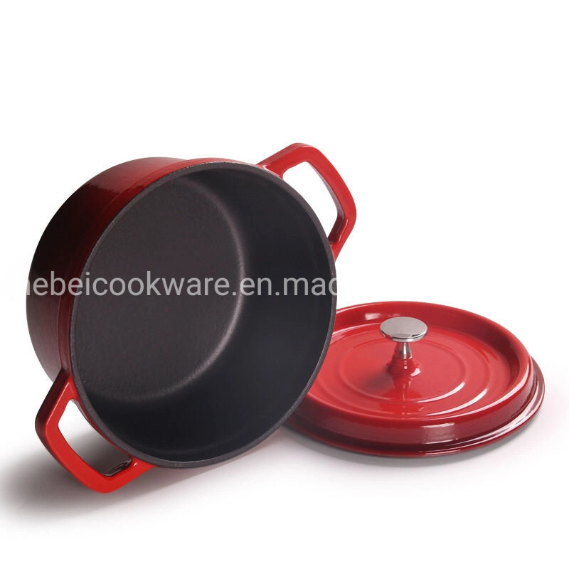 Gradation Enameled Cast Iron Cooking Pots Soup Pots