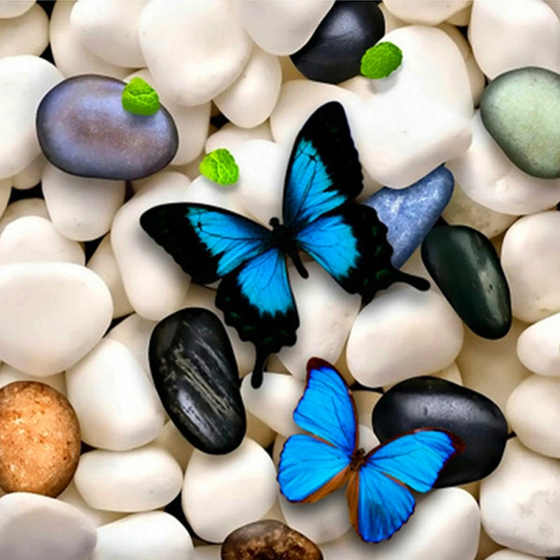 Blue Butterflies 5D DIY Wholesale Diamond Painting Canvas Animal Painting
