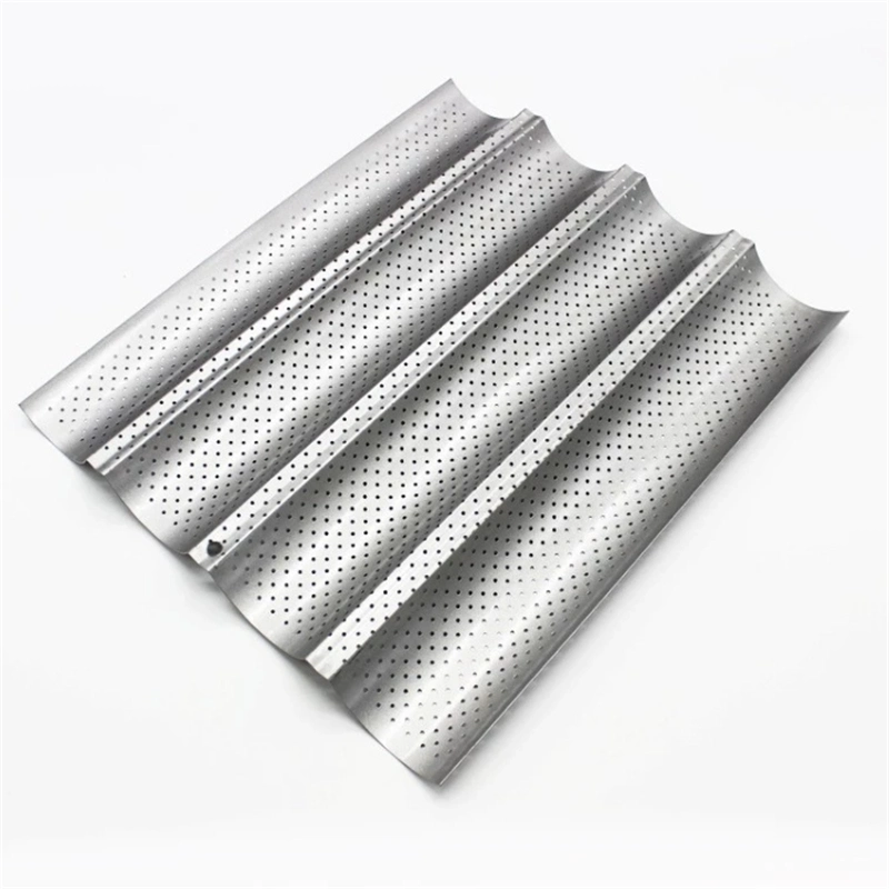 French Baguette Baking Tray, Baking Bread Pan, French Bread Stick Trays with Non Stick Coating