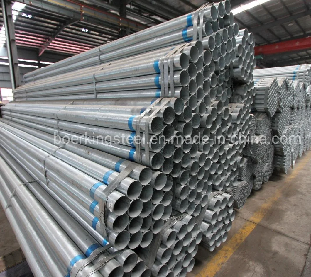 Galvanized Steel Pipe BS 1387 Class a Class B Class C for Building Material