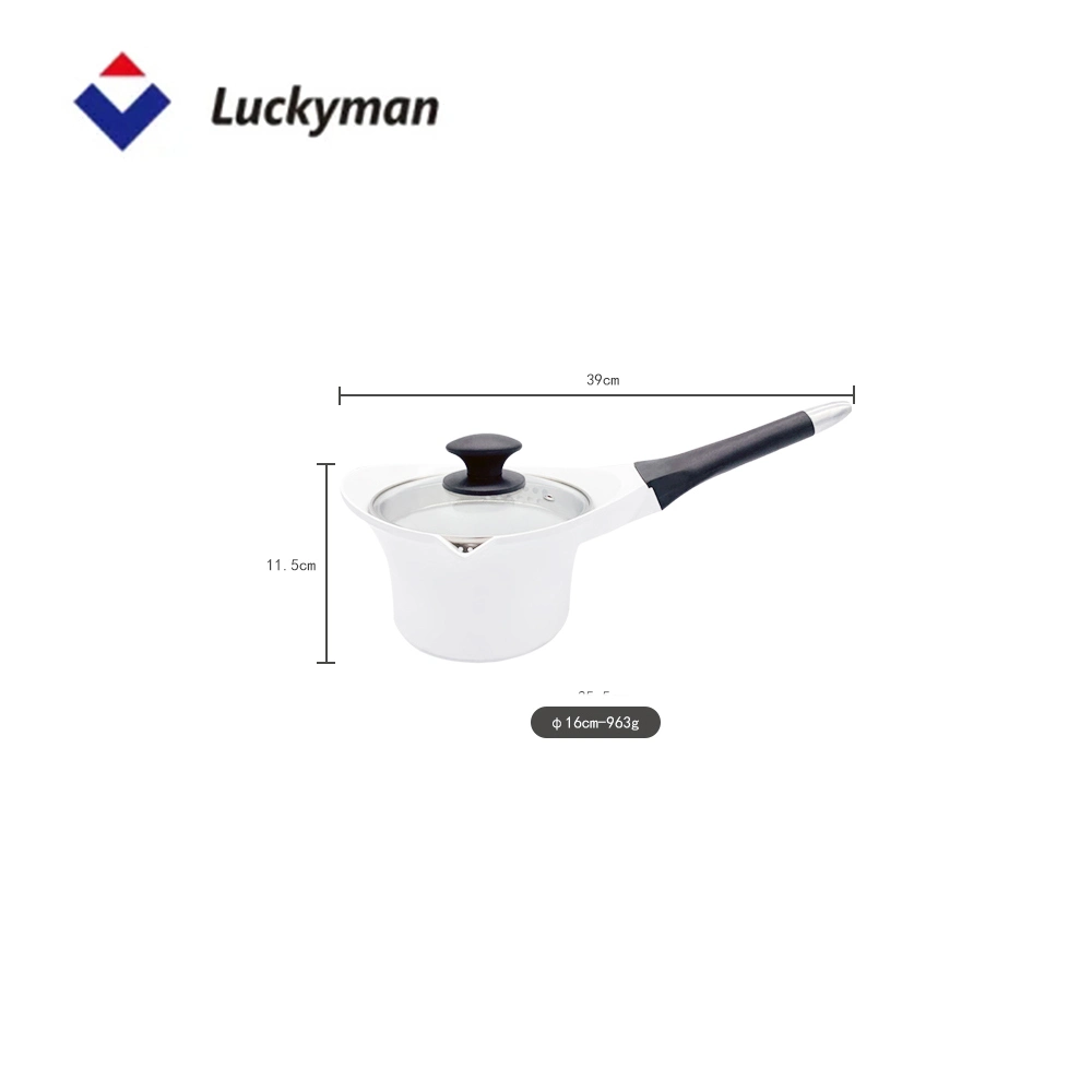 Luckyman Non Stainless Steel Pot Set Milk Cooking Pot Kitchen Utensil