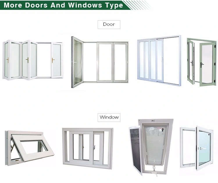 PVC/Vinyl Double Double Glazing Casement Door with Iron Grill Design