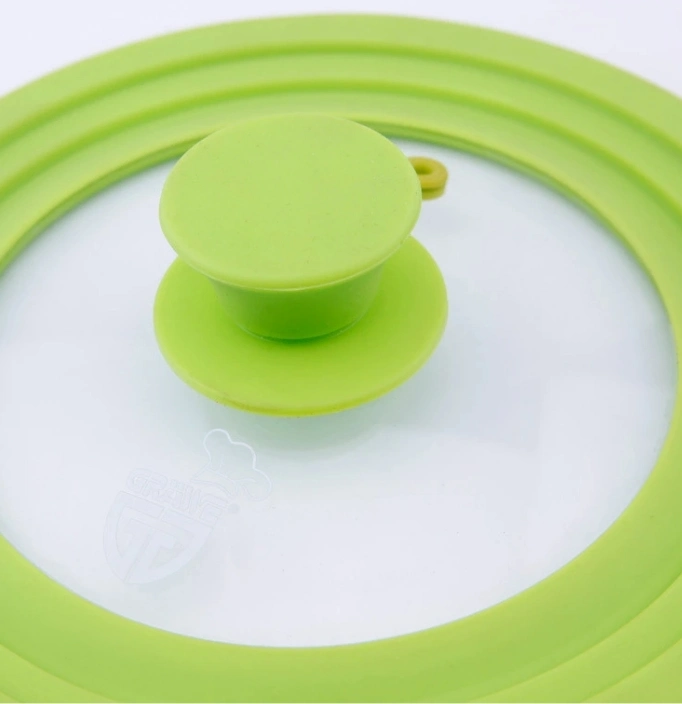 Tempered Universal Silicone Glass Lid for Cookware Pan and Pot