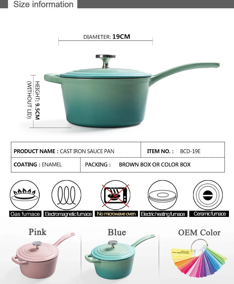 Cooking Pots Set Wholesale Nonstick Enamel Cast Iron Pot