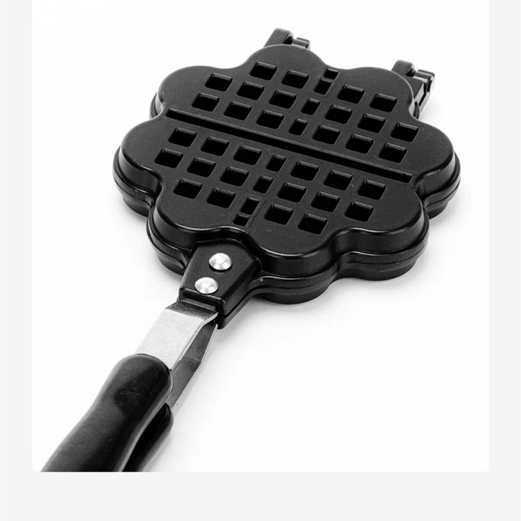 Sweetheart Waffle Maker Pan Mould Mold- Non-Stick Waffle Griddle Iron- 4 Heart-Shaped Waffles