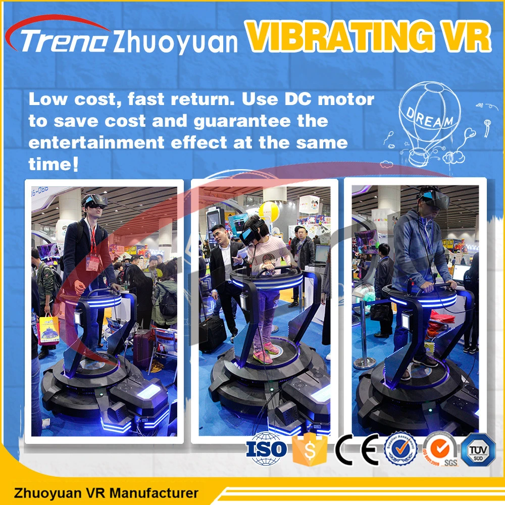 Zhuoyuan Movie and Game Machine 9d Vibrating Vr Interactive Simulator for Kids and Adults