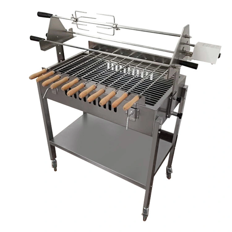 Cyprus Grill Spit Rotisserie BBQ Grill with Double Adjustable Speed Motor